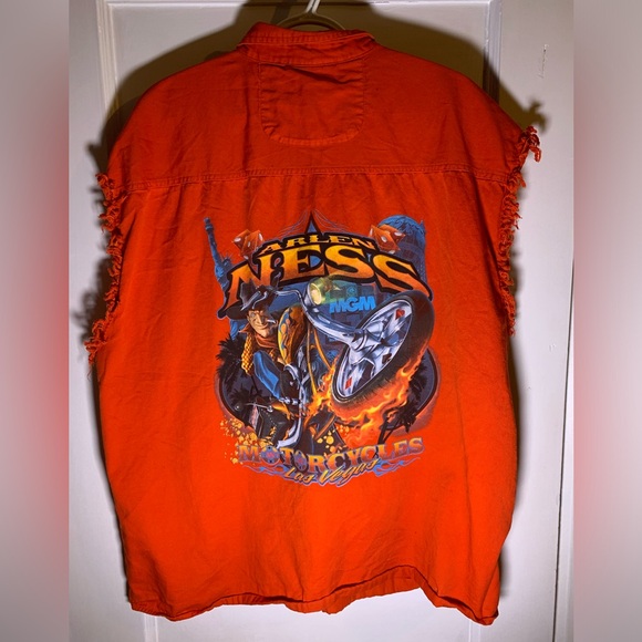 Arlen ness Las Vegas sleeveless biker shirt - Picture 6 of 8
